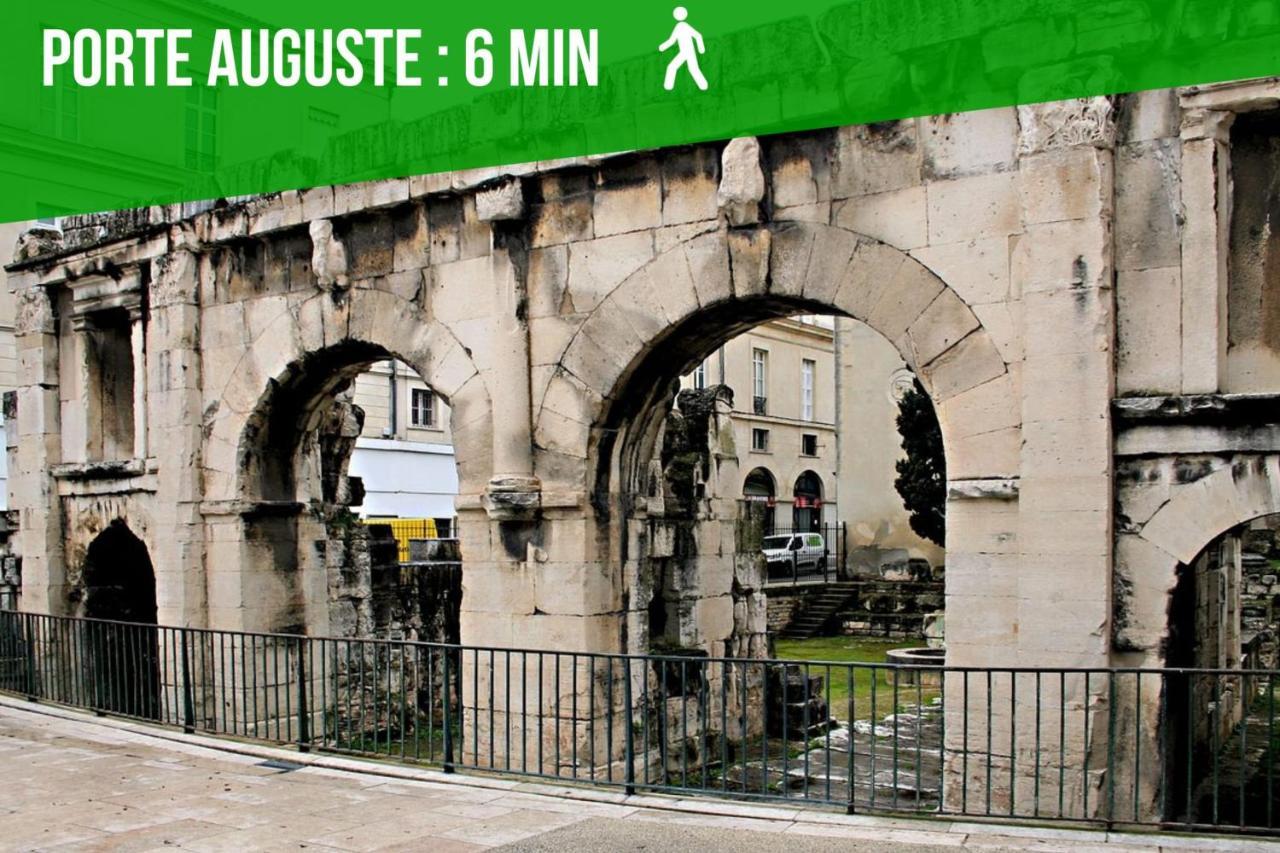 La Balade Nimoise Center Car Park Ac Daire Nîmes Dış mekan fotoğraf