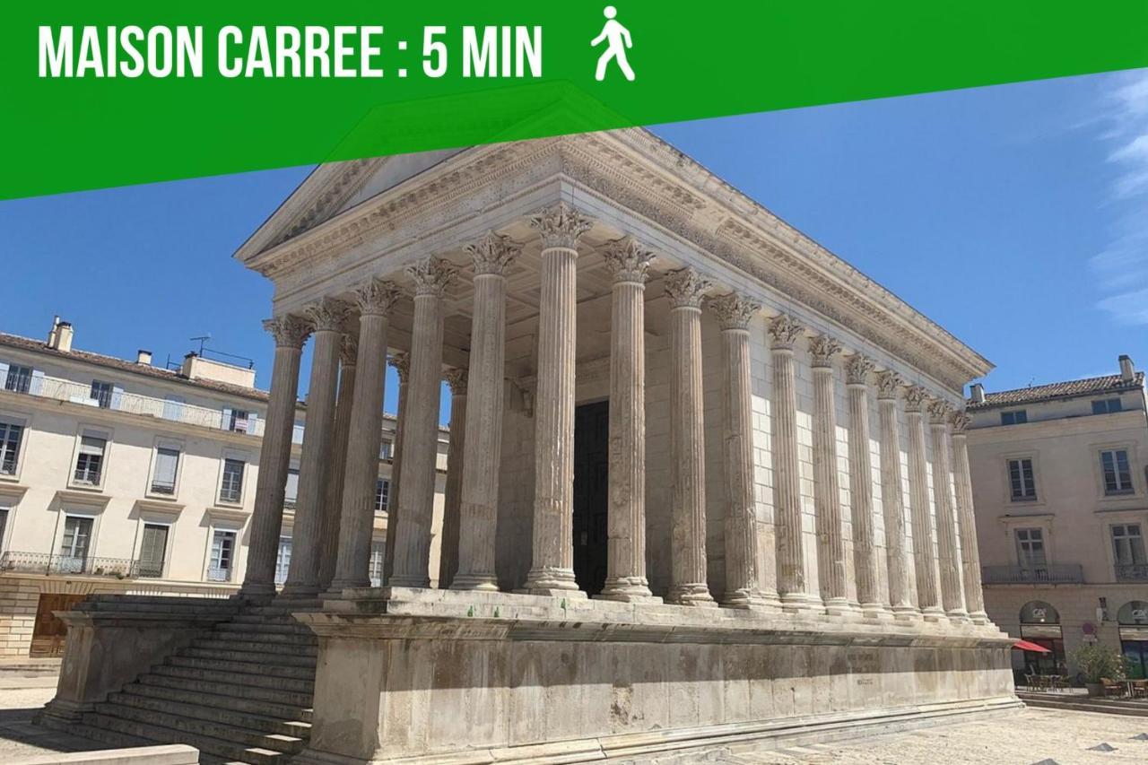 La Balade Nimoise Center Car Park Ac Daire Nîmes Dış mekan fotoğraf